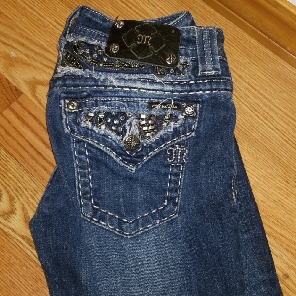 Miss Me jeans, skinny leg, size 28
